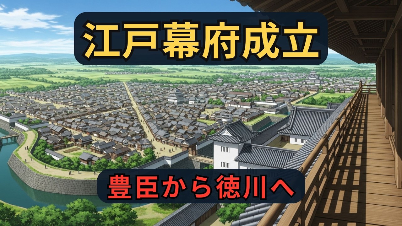 江戸幕府成立｜家康はいかにして征夷大将軍になったか｜ざっくり解説