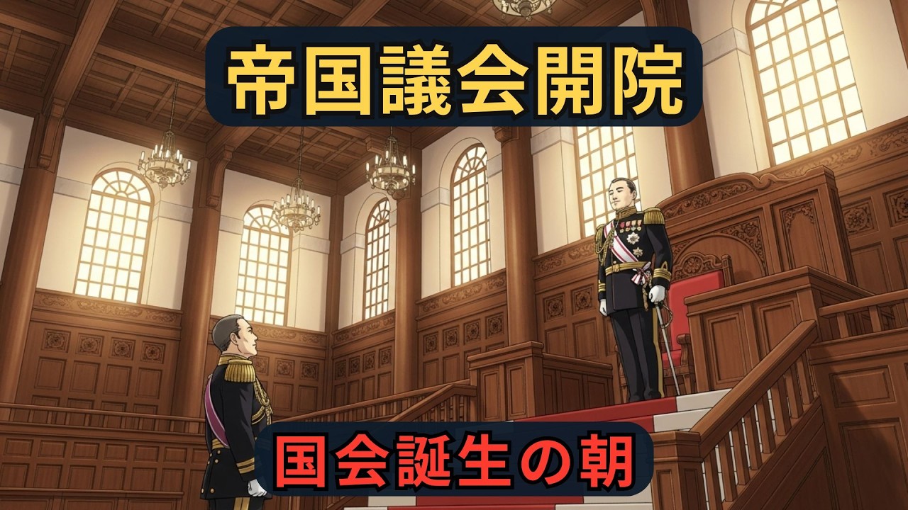 帝国議会開院｜日本初の近代議会はこうして生まれた｜ざっくり解説