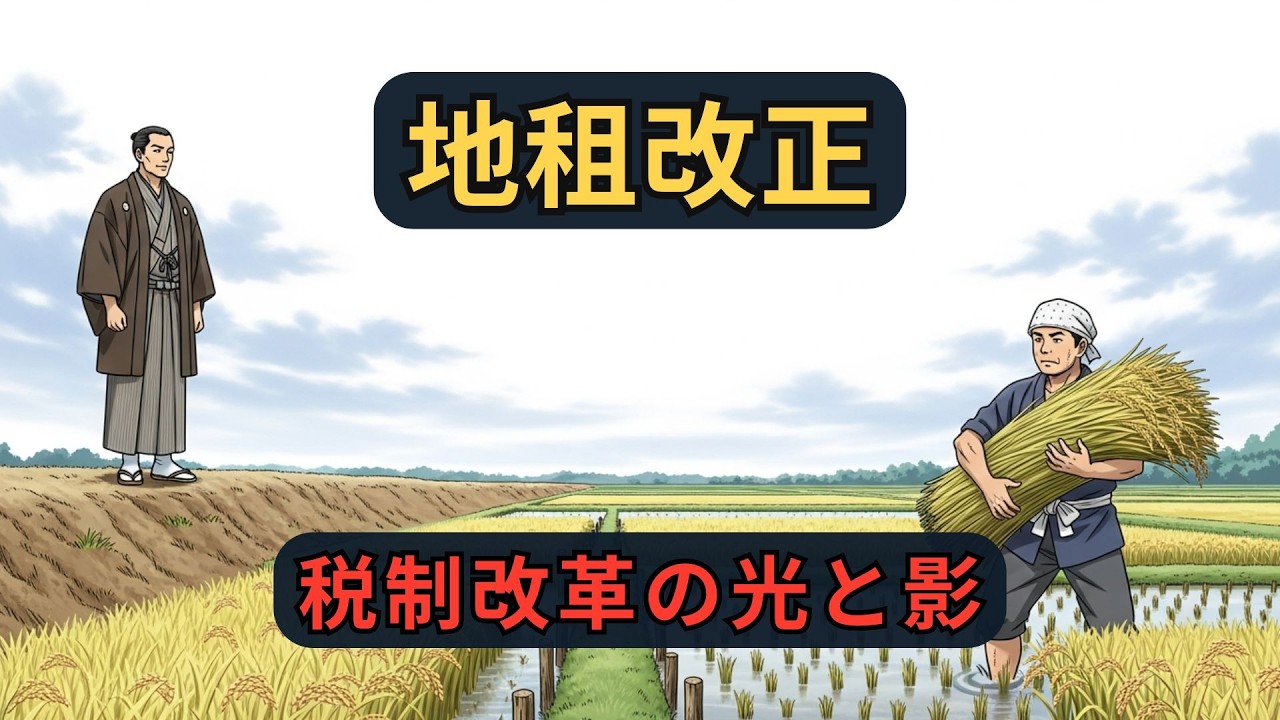 地租改正｜明治政府の近代化を支えた税制改革の光と影｜ざっくり解説