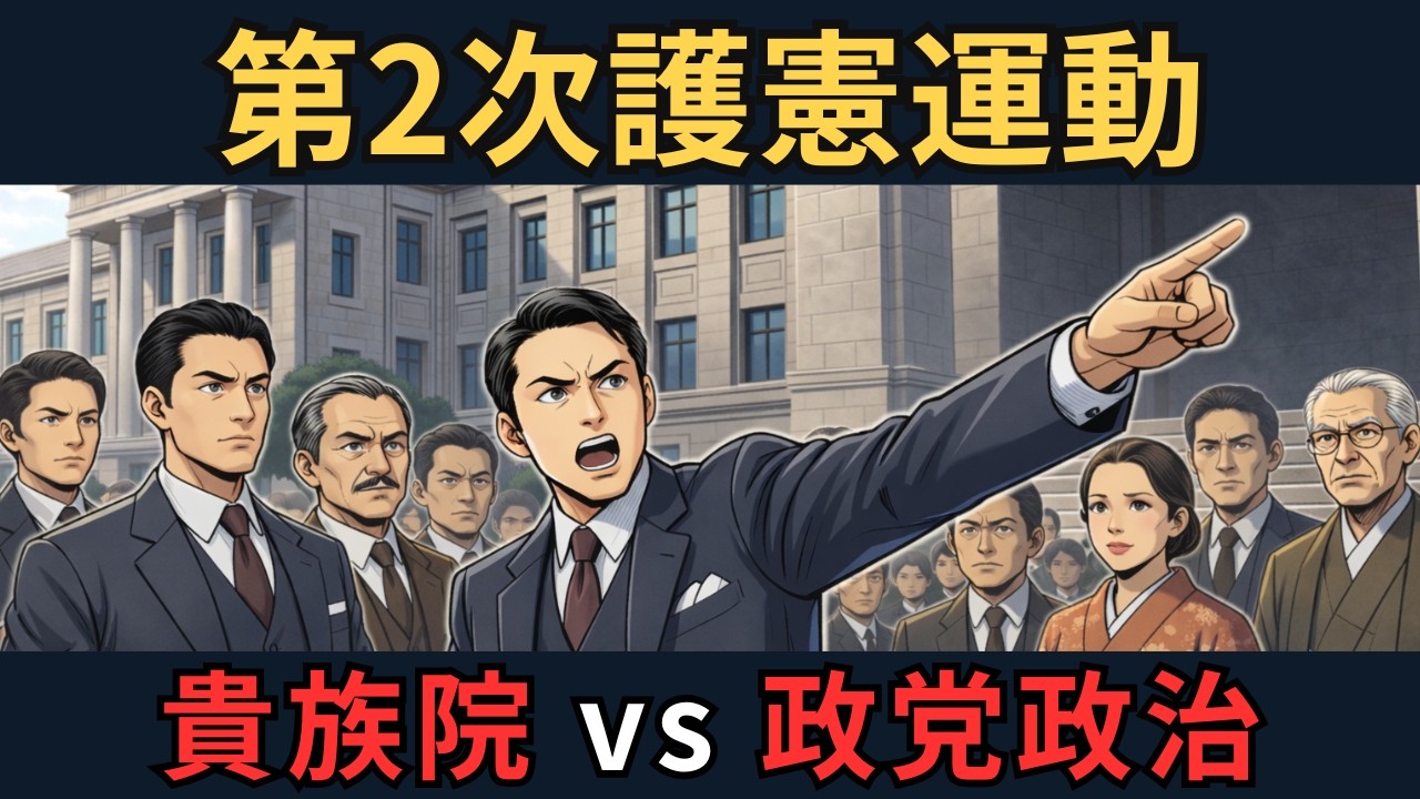 第2次護憲運動｜民衆が勝ち取った政党政治の歴史をわかりやすく解説｜ざっくり解説