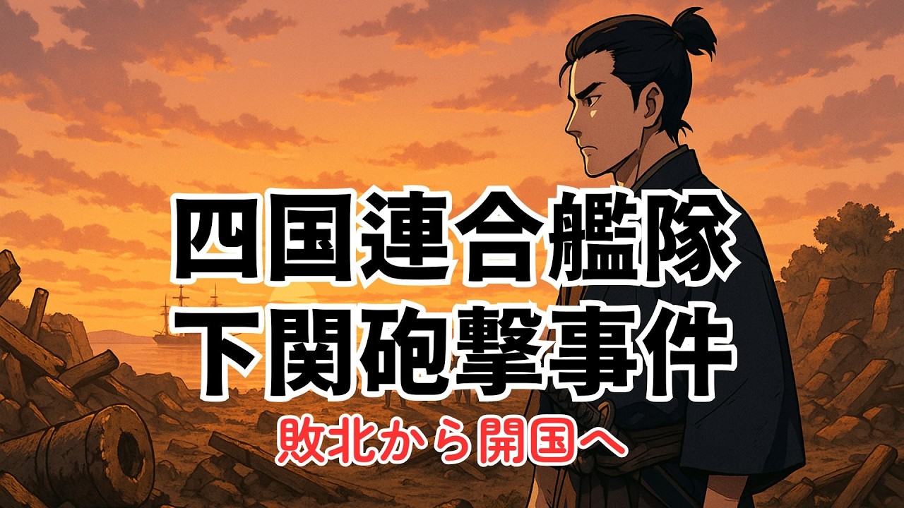 ざっくり解説 四国艦隊下関砲撃事件｜攘夷から開国へ、日本を動かした衝撃の敗北