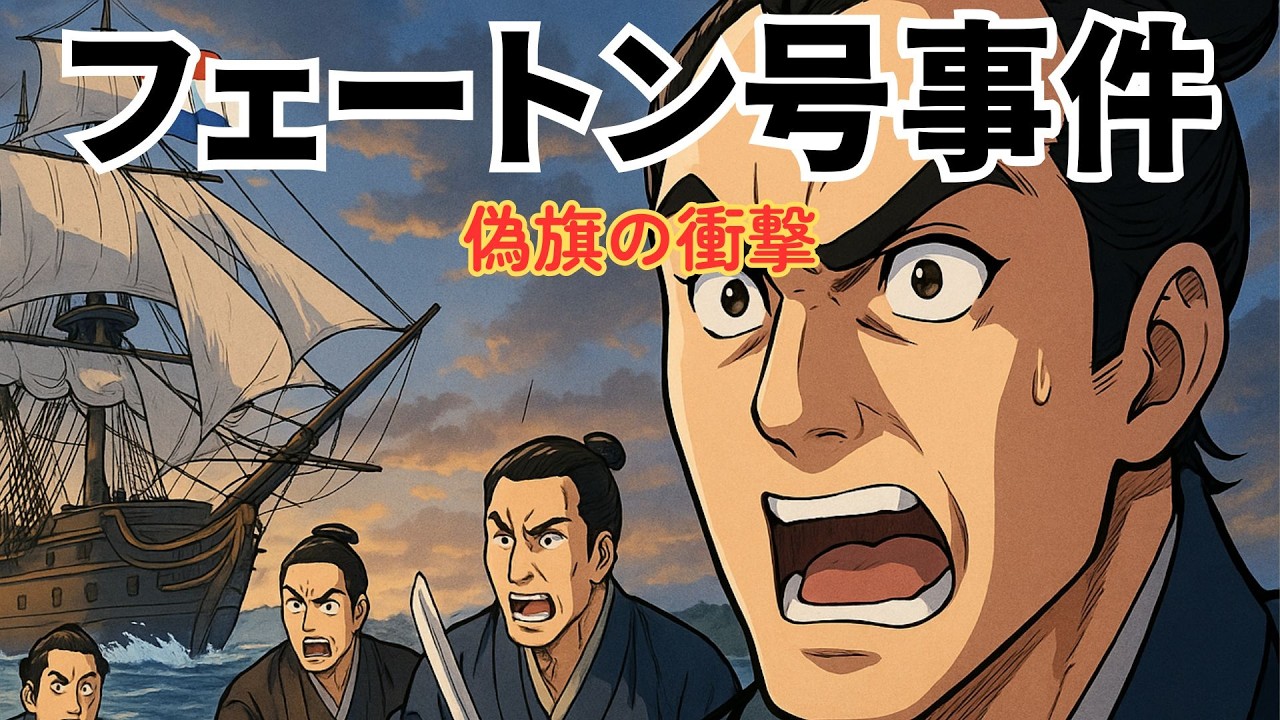 ざっくり解説 フェートン号事件｜わずか数時間で幕府の権威を失墜させた大事件