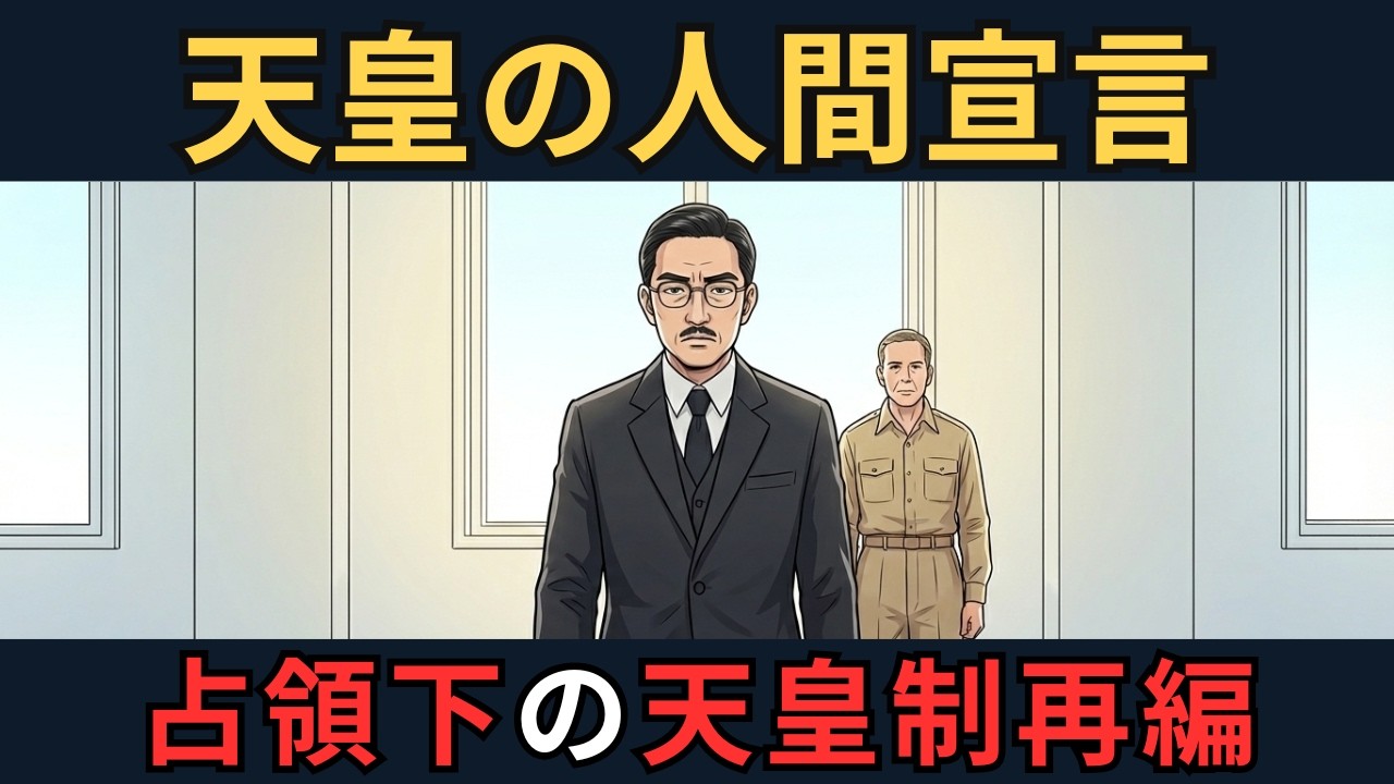 天皇の人間宣言｜現御神という見方を否定した詔書｜ざっくり解説