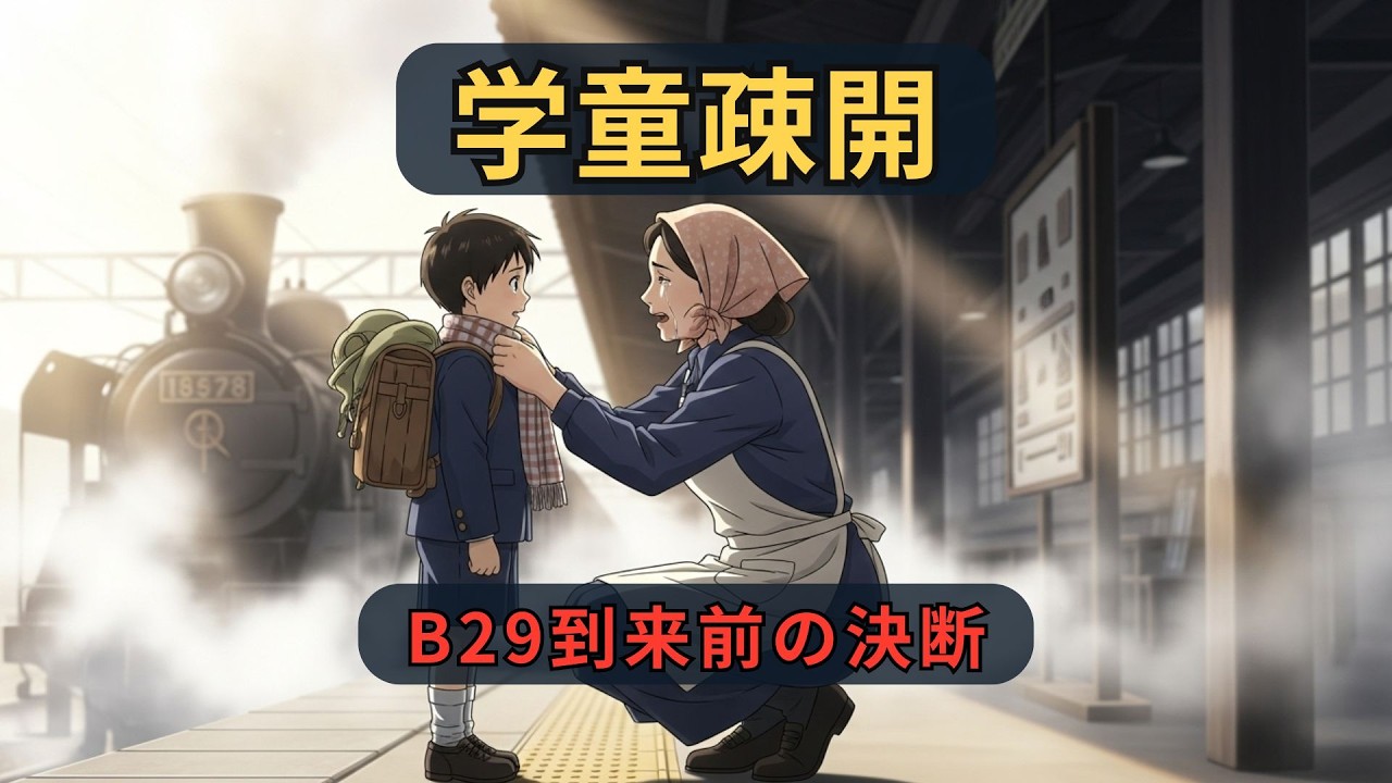 学童疎開｜戦時下で親と離れた数十万人の子供たち｜太平洋戦争の歴史をざっくり解説