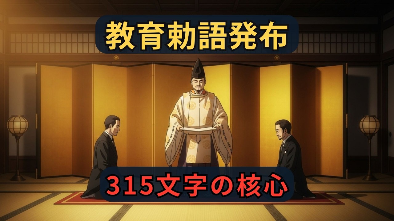 教育勅語発布｜明治日本の教育を変えた315文字の衝撃｜ざっくり解説