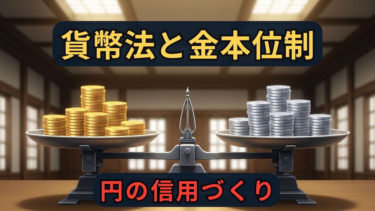 貨幣法と金本位制への移行はなぜ急いだ？国際貿易と為替の現実｜ざっくり解説