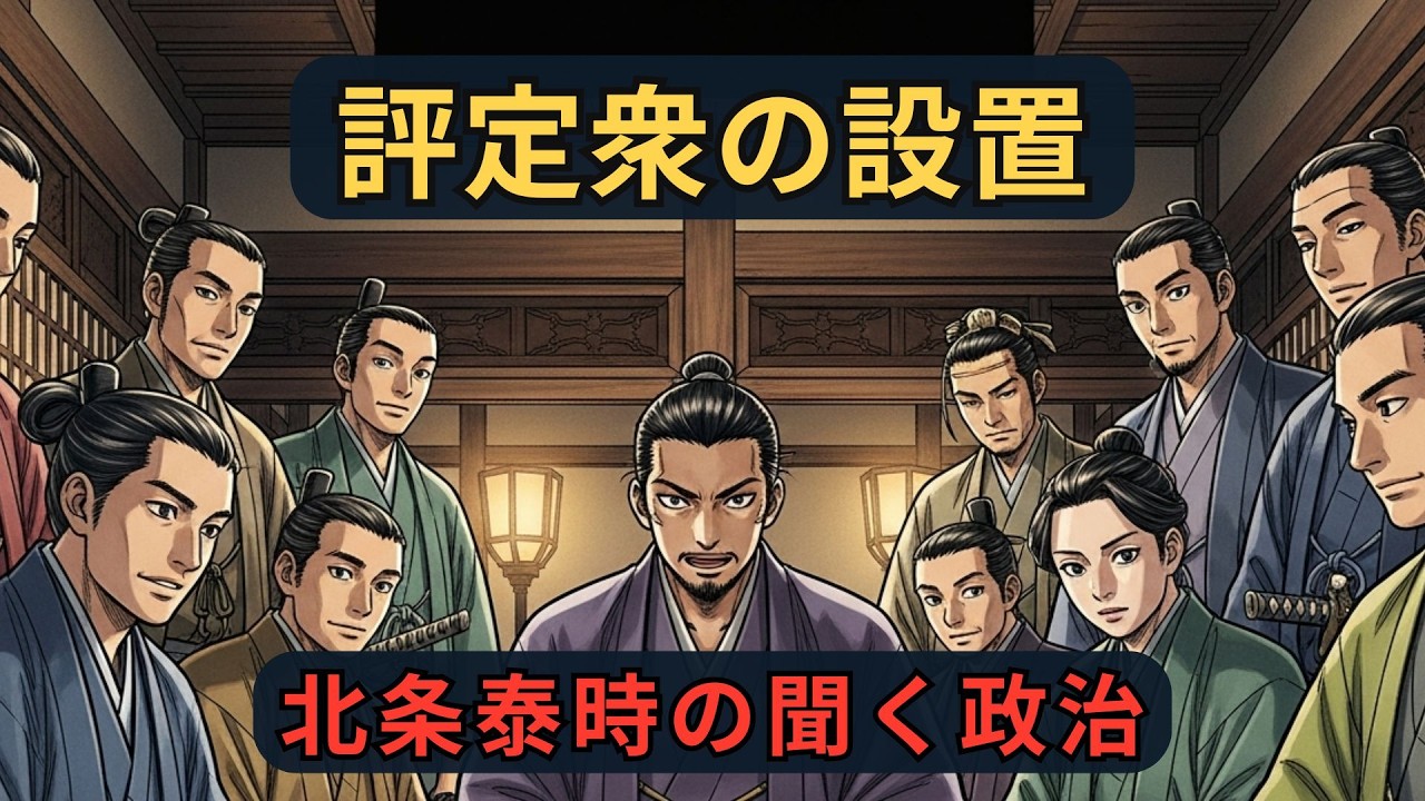 評定衆の設置｜北条泰時が築いた武家政権“初”の合議政治｜ざっくり解説