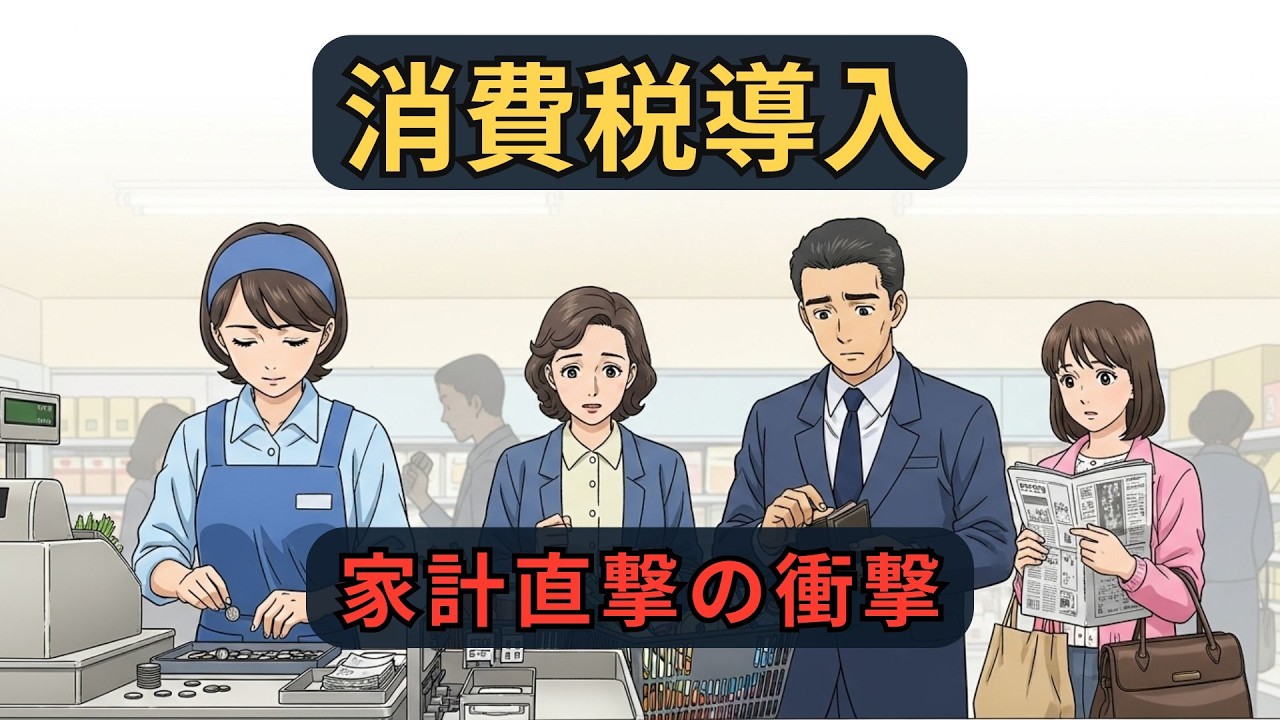 消費税導入｜税率3パーセントから始まった日本の大転換｜ざっくり解説