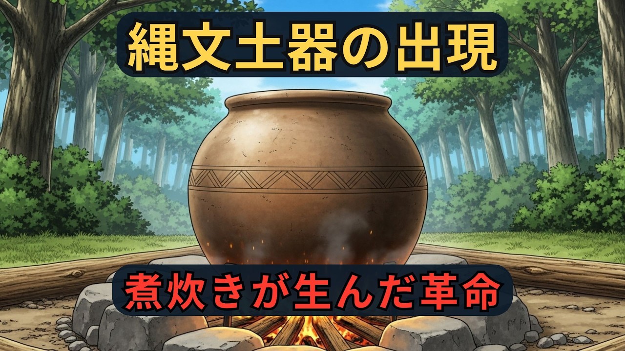 縄文土器の出現｜世界最古級の土器はなぜ生まれたのか｜ざっくり解説