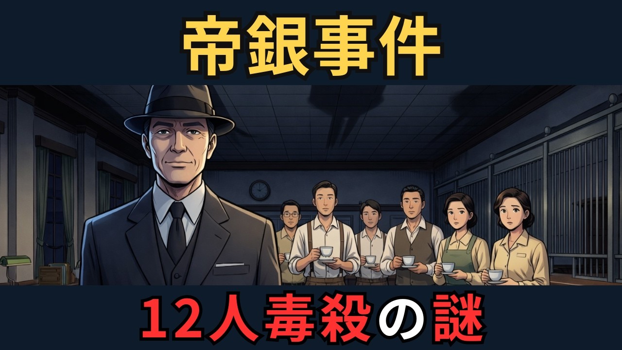 帝銀事件は冤罪か？平沢貞通と消えた旧軍関係者の謎｜ざっくり解説