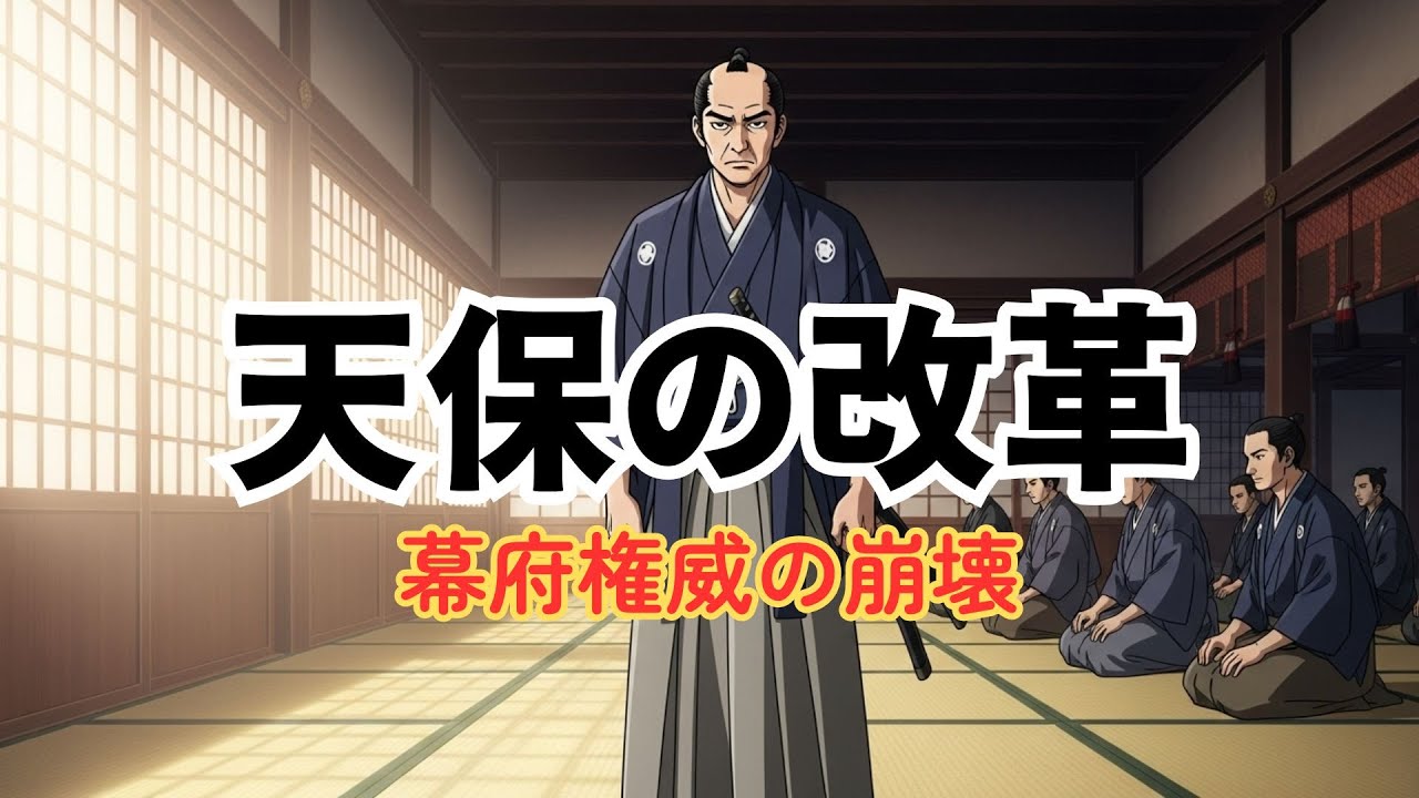 ざっくり解説 天保の改革｜幕府の権威を失墜させた大改革