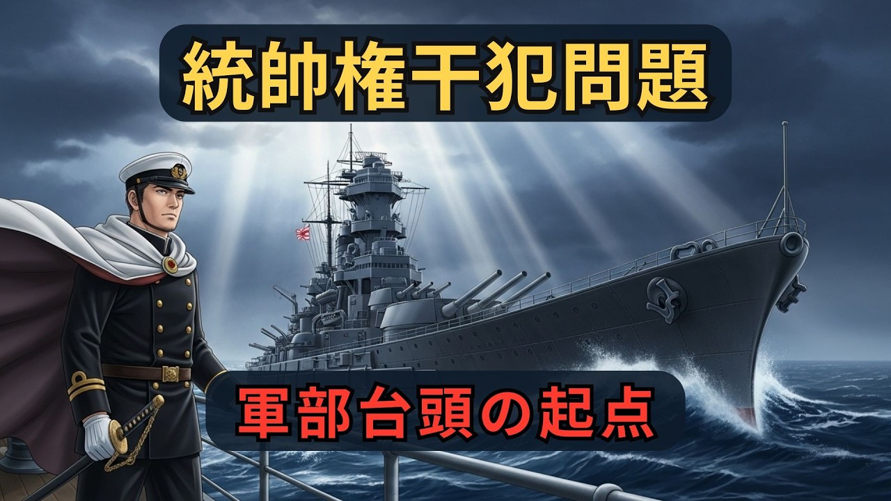 統帥権干犯問題｜一つの条約が日本を戦争へ導いた理由｜ざっくり解説