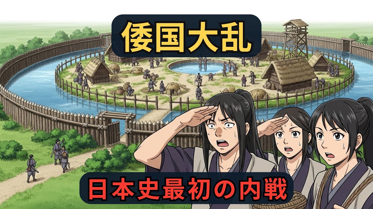 倭国大乱｜日本史上初の内戦！卑弥呼登場までの激動の時代｜ざっくり解説