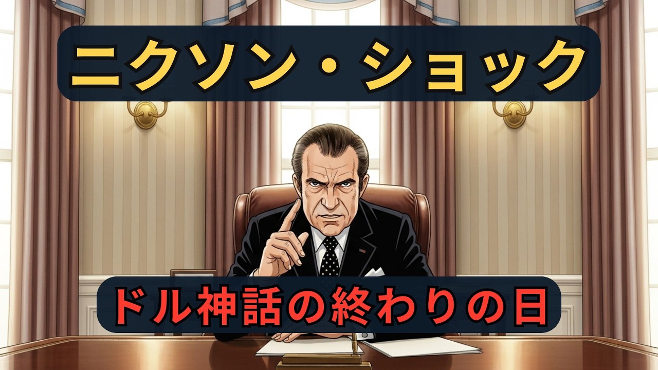ニクソン・ショック｜世界経済を一夜で変えたドル危機の真実｜ざっくり解説