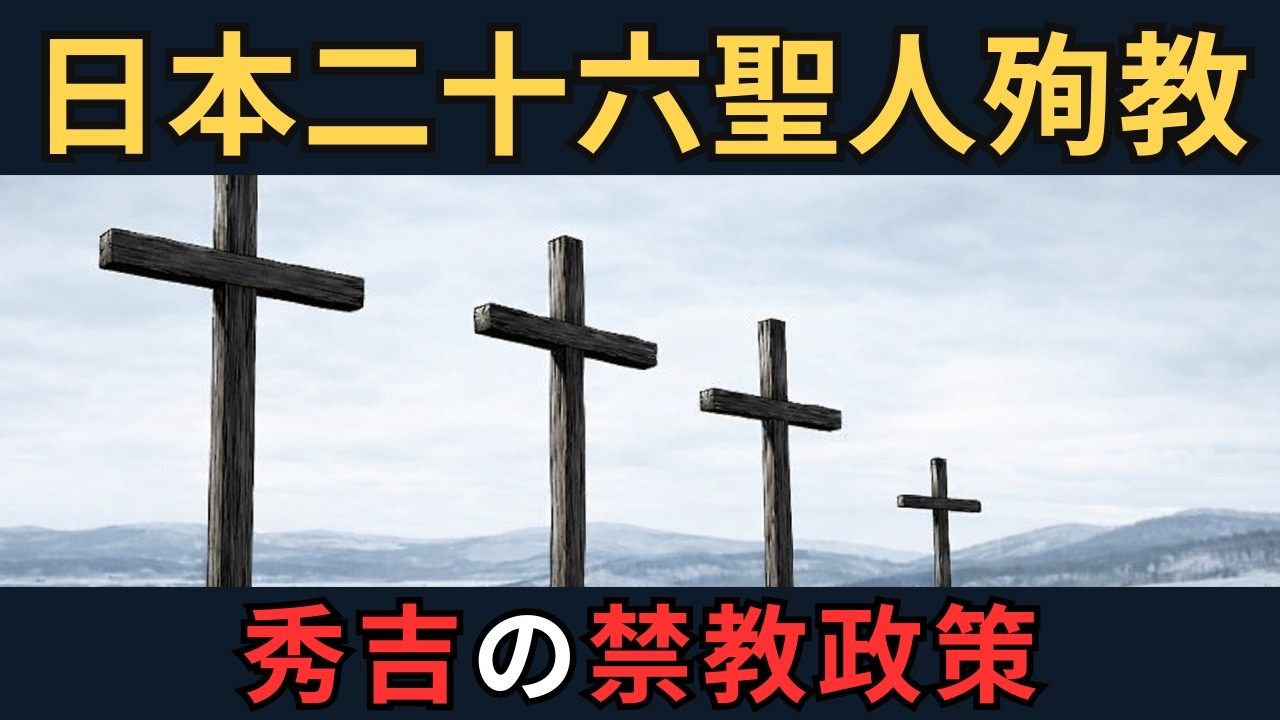 日本二十六聖人と豊臣秀吉｜長崎・西坂の丘で散った信仰と真実｜ざっくり解説