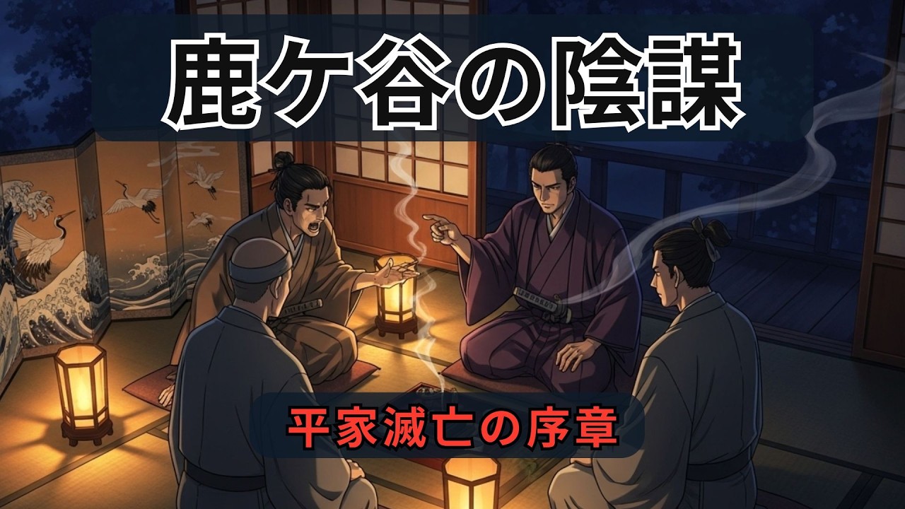 鹿ケ谷の陰謀｜後白河法皇vs平清盛！平家打倒計画の真相｜ざっくり解説