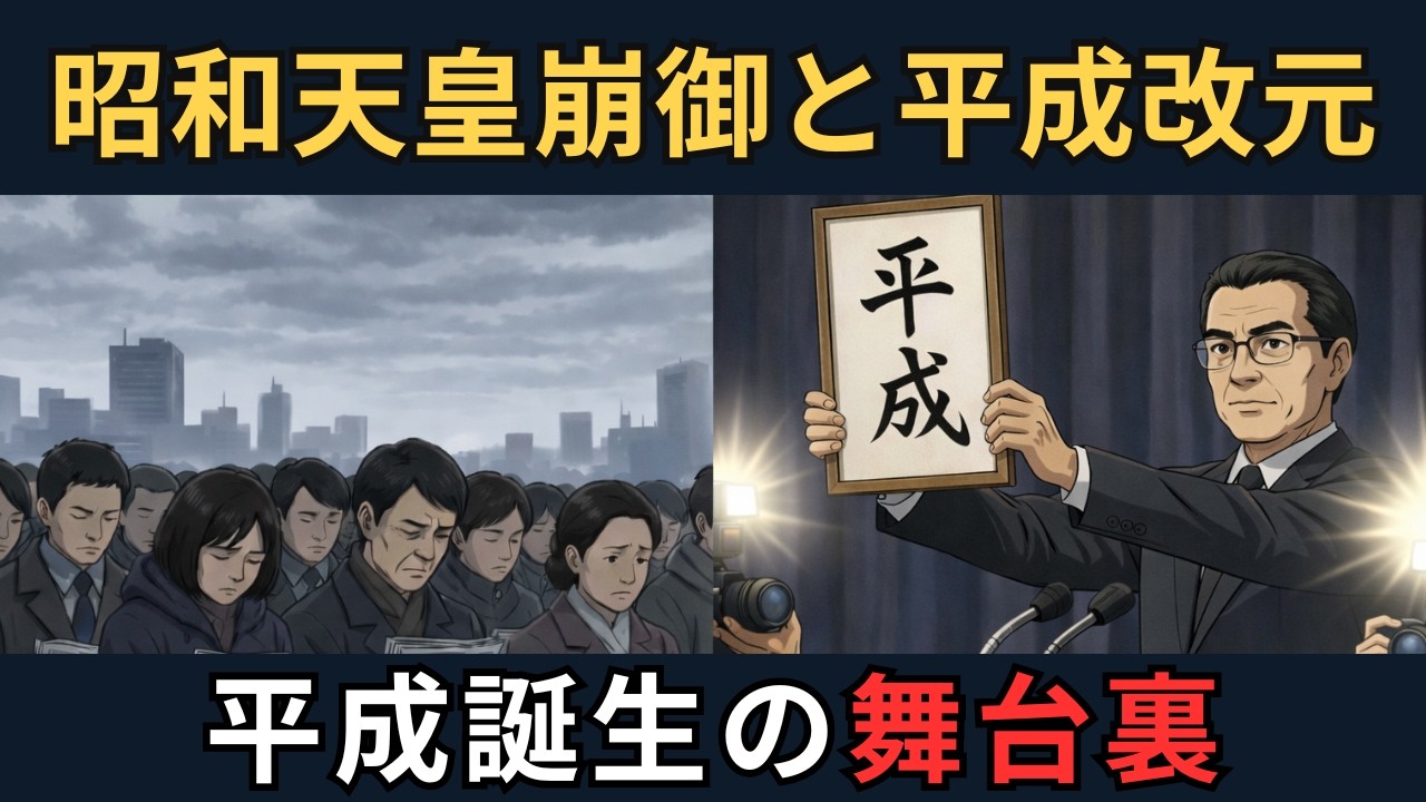 昭和天皇崩御と平成改元の裏側｜官邸の極秘任務と情報漏洩との戦い｜ざっくり解説