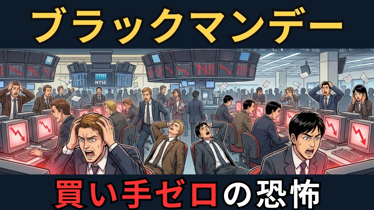 ブラックマンデー｜1日で22 6%暴落！史上最大の下落率はなぜ起きた？｜ざっくり解説