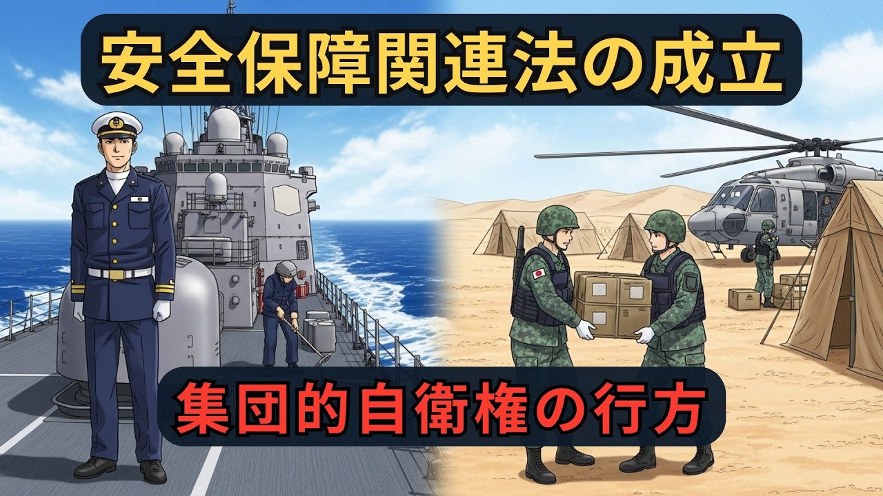 安全保障関連法の成立｜集団的自衛権容認で何が変わった？｜ざっくり解説