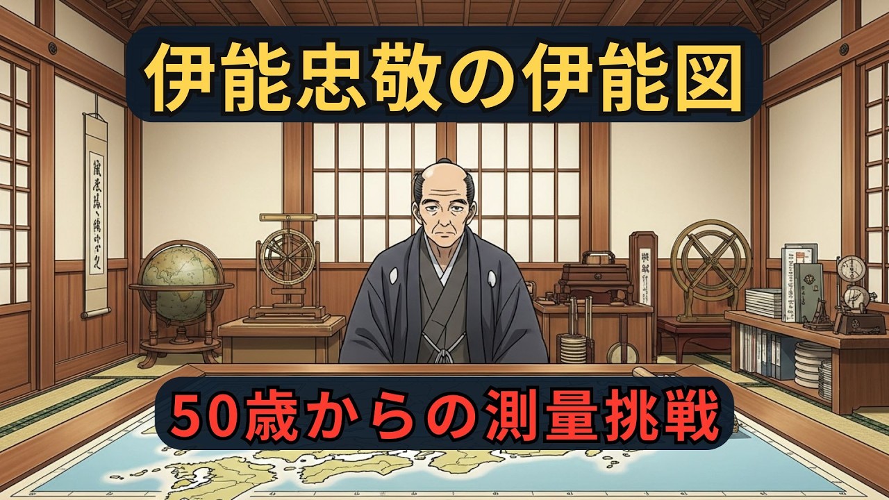 伊能忠敬はなぜ歩き続けた？伊能図と4万キロの測量｜ざっくり解説