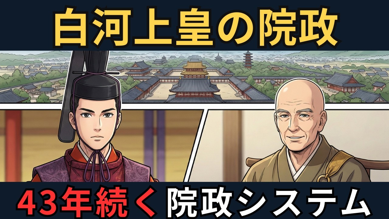 白河上皇の院政とは？天皇をやめて権力を握れた理由｜ざっくり解説