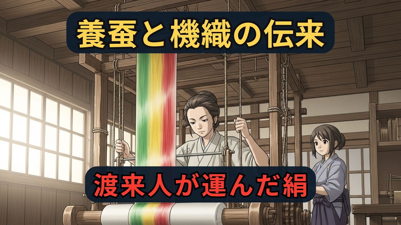 養蚕と機織｜渡来人の絹が日本の服とお金とくらしをどう変えたか｜ざっくり解説