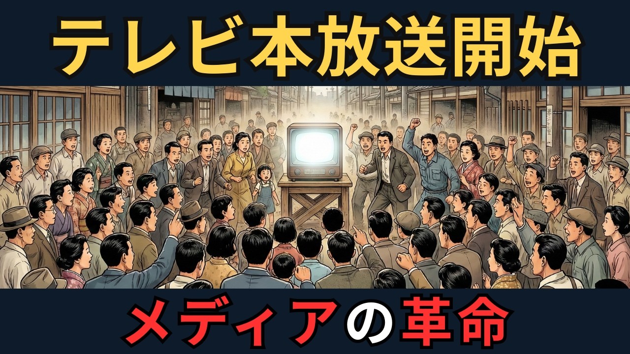 NHKテレビ本放送はなぜ866人で始まった？〜魔法の箱の衝撃｜ざっくり解説