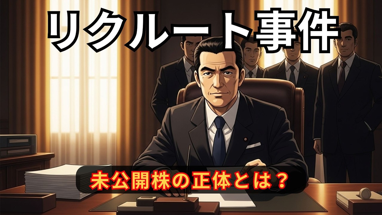 リクルート事件｜戦後最大の汚職事件が日本政治を変える｜ざっくり解説