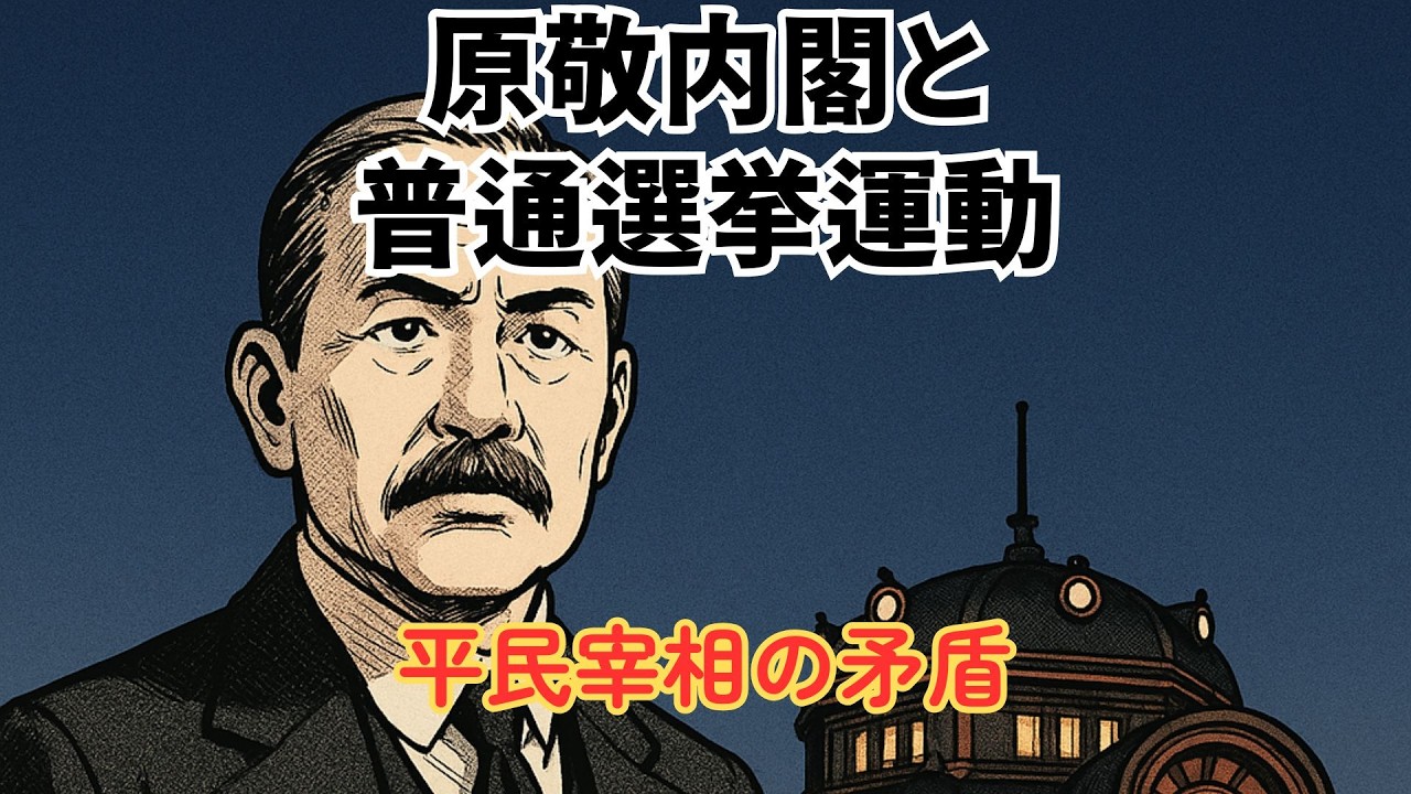 原敬内閣と普通選挙運動｜日本初の本格的政党内閣と民主主義への道｜ざっくり解説