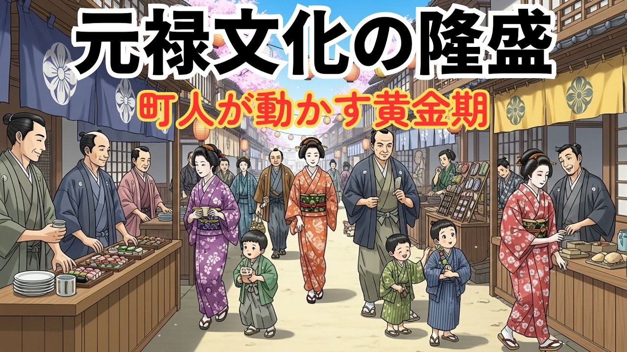 元禄文化｜歌舞伎・浮世絵・町人文化のピークとは？｜ざっくり解説